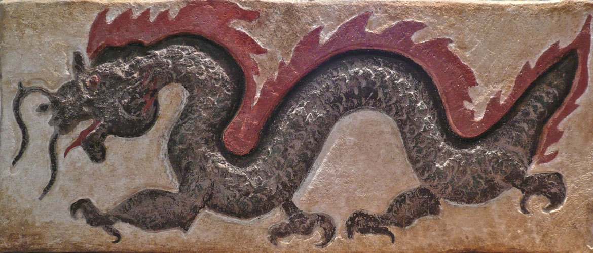 Enduit sculpté Dragon